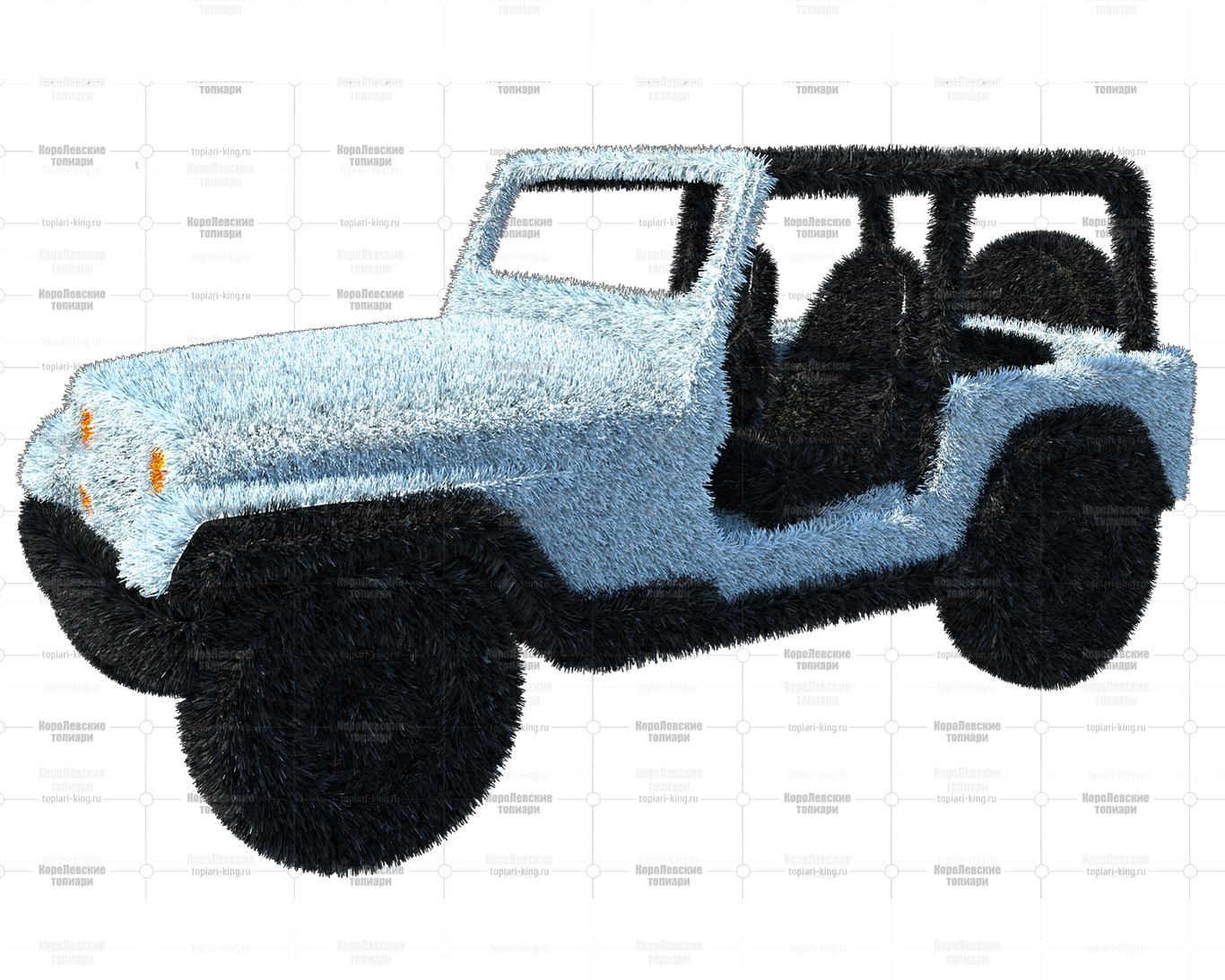 Топиари джип L=100см - гахон Есо Топиари джип L=100см - гахон Есо